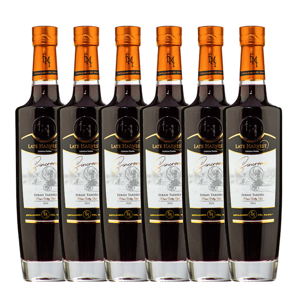 Cja x 6 Vinos Late Harvest Syrah Tardío
