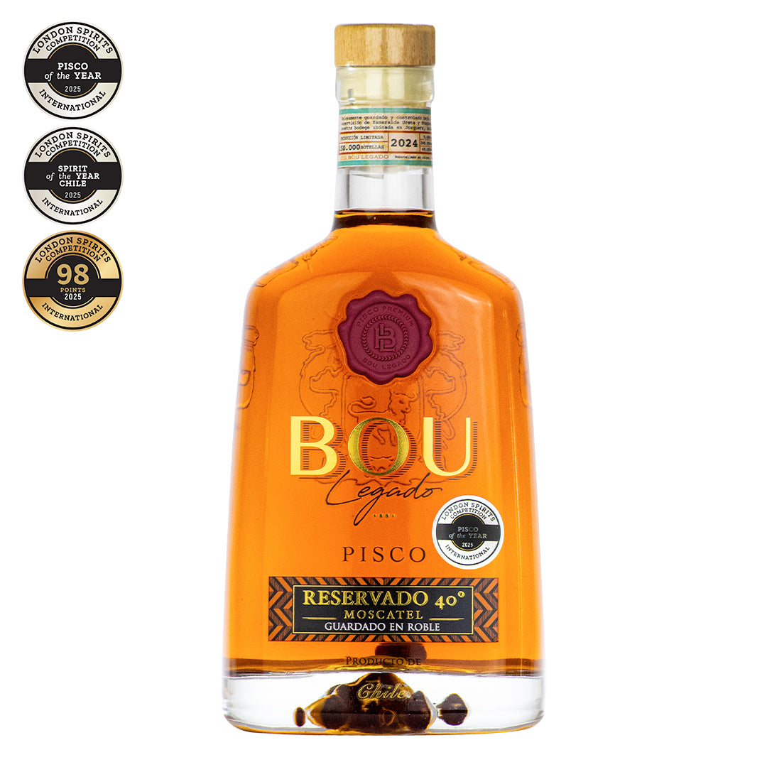 Pisco Bou Legado 40º Roble Reservado