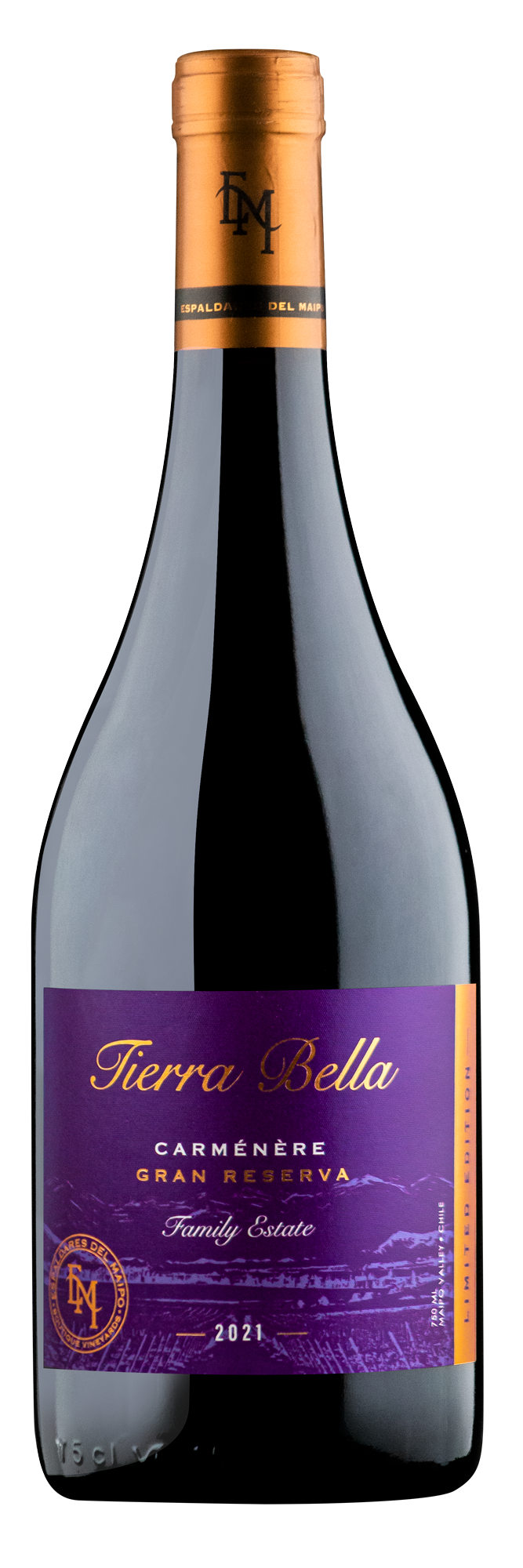 Vino Gran Reserva Tierra Bella Carmenere Family Estate
